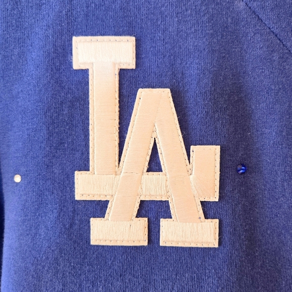 Los Angeles Dodgers Crop Rhinestone Jersey - Picture 4 of 8